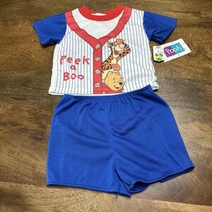 Vintage Disney Winnie The Pooh Tigger Pajamas‎ 2T NEW